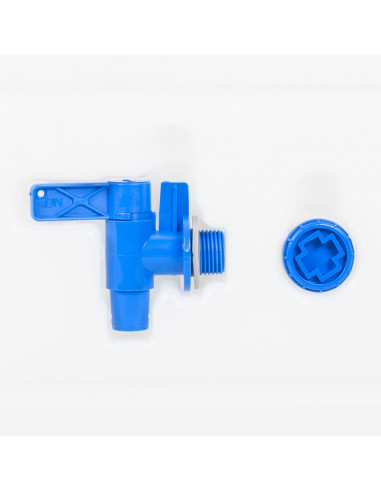 Contenitore Acqua con Rubinetto Trasparente 12 L in Plastica