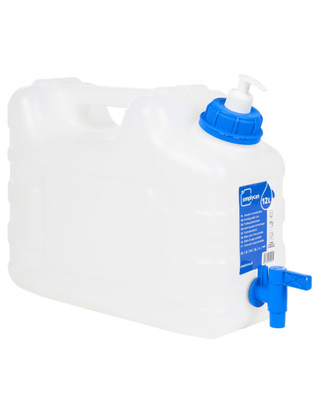 Contenitore Acqua Rubinetto e Dispenser Sapone 12 L in Plastica