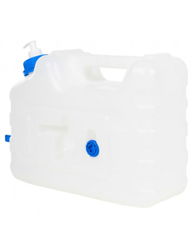 Contenitore Acqua Rubinetto e Dispenser Sapone 10 L in Plastica