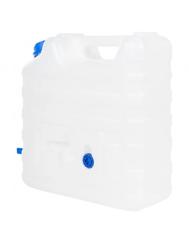 Contenitore Acqua con Rubinetto Trasparente 17 L in Plastica