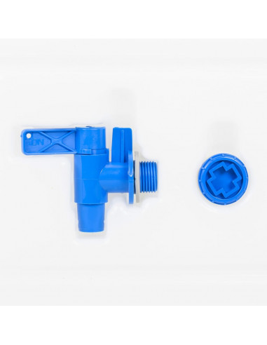 Contenitore Acqua con Rubinetto Trasparente 17 L in Plastica