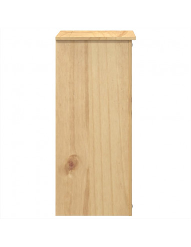 Cassettiera Corona 80x40x89 cm in Legno Massello di Pino