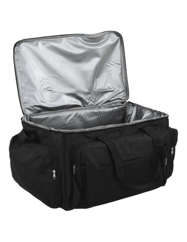 Borsa da Pesca Impermeabile Nera in Tessuto Oxford