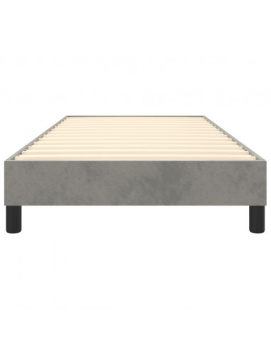 Giroletto Grigio Chiaro 90x200 cm in Velluto