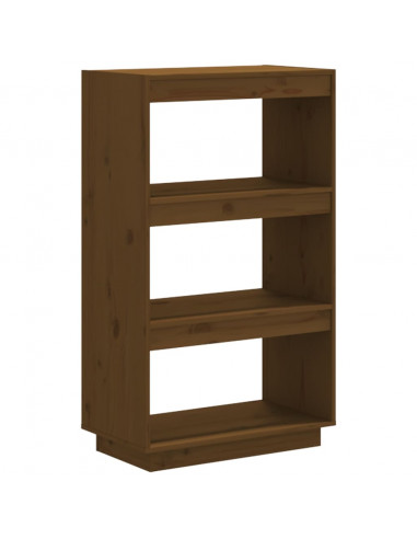 Libreria/Divisorio Miele 60x35x103 cm in Legno Massello di Pino