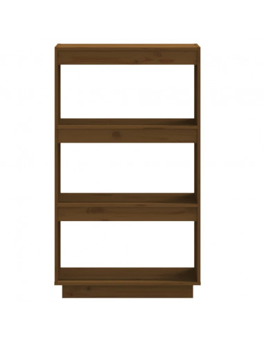 Libreria/Divisorio Miele 60x35x103 cm in Legno Massello di Pino