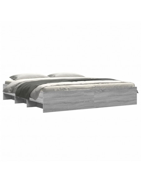 Giroletto Grigio Sonoma 180x200 cm in Legno Multistrato