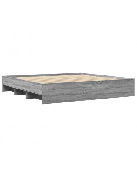 Giroletto Grigio Sonoma 180x200 cm in Legno Multistrato