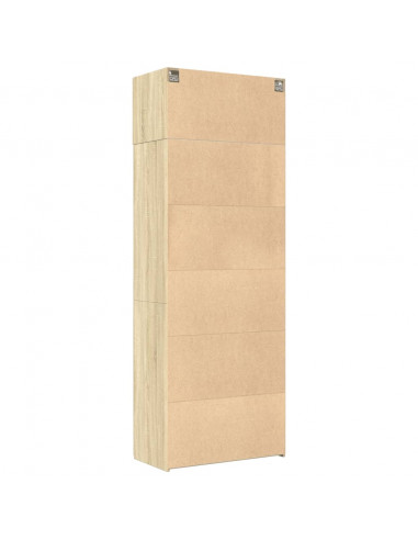 Armadietto Rovere Sonoma 80x42,5x225 cm in Truciolato