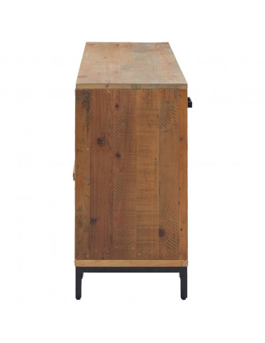 Credenza Marrone 110x35x70 cm in Legno Massello di Pino