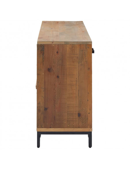 Credenza Marrone 110x35x70 cm in Legno Massello di Pino