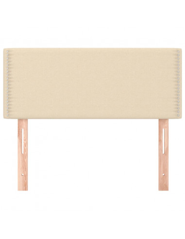 Testiera Crema 100x5x78/88 cm in Tessuto