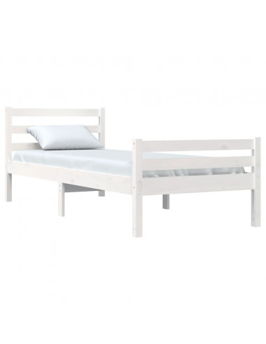 Giroletto Bianco in Legno Massello 100x200 cm