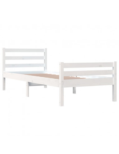 Giroletto Bianco in Legno Massello 100x200 cm