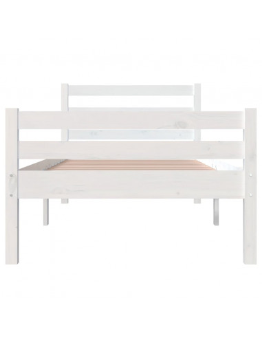 Giroletto Bianco in Legno Massello 100x200 cm