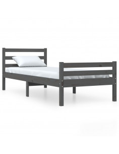 Giroletto Grigio in Legno Massello 100x200 cm 2