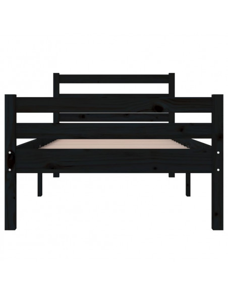 Giroletto Nero in Legno Massello 100x200 cm