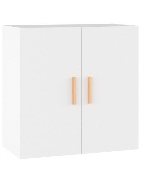 Armadietto a Muro Bianco 60x30x60 cm in Legno Multistrato
