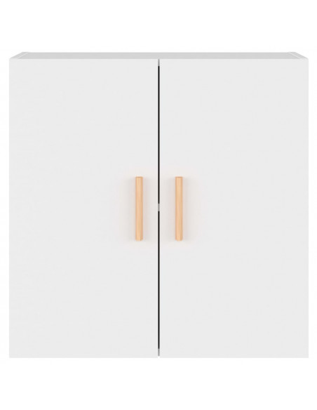 Armadietto a Muro Bianco 60x30x60 cm in Legno Multistrato