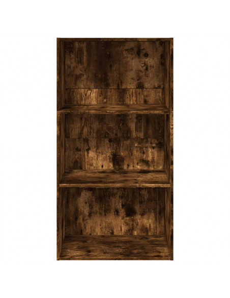 Libreria Rovere Fumo 60x30x114 cm in Legno Multistrato