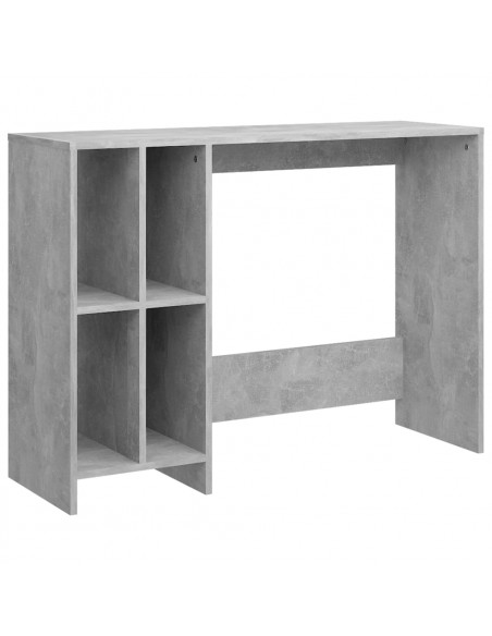 Scrivania Portatile Grigio Cemento 102,5x35x75 cm Multistrato
