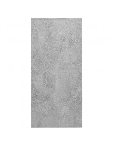 Scrivania Portatile Grigio Cemento 102,5x35x75 cm Multistrato