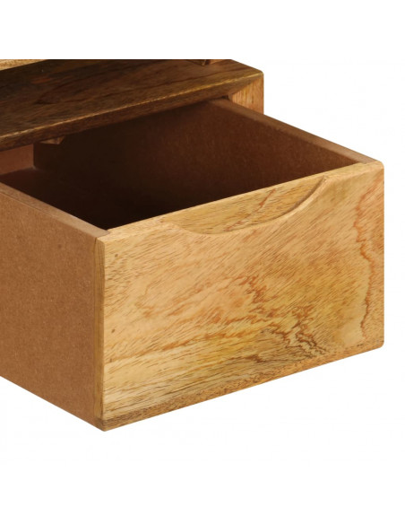 Scrivania in Legno Massello di Mango 110x50x76 cm
