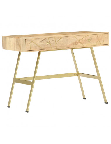 Scrivania con Cassetti 100x55x75 cm Legno Massello di Mango