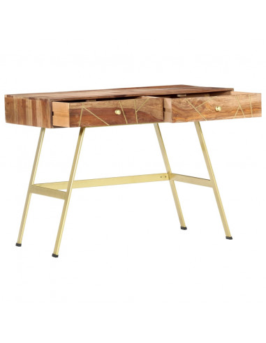 Scrivania con Cassetti 100x55x75 cm Legno Massello di Sheesham