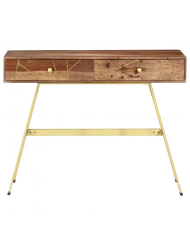 Scrivania con Cassetti 100x55x75 cm Legno Massello di Sheesham