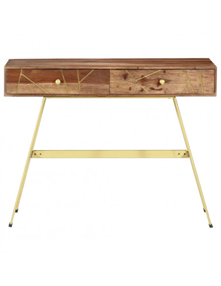 Scrivania con Cassetti 100x55x75 cm Legno Massello di Sheesham