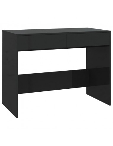 Scrivania Nera 101x50x76,5 cm in Truciolato