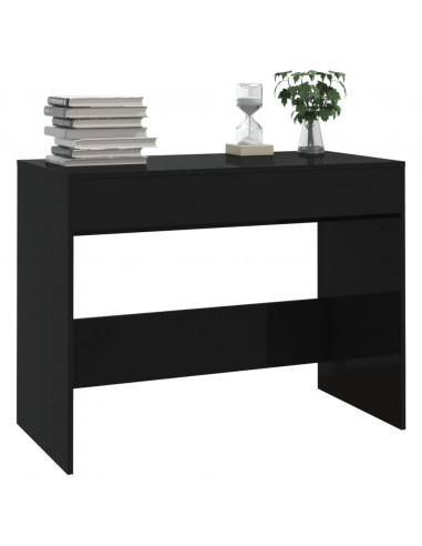 Scrivania Nera 101x50x76,5 cm in Truciolato
