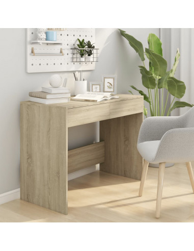 Scrivania Rovere Sonoma 101x50x76,5 cm in Truciolato