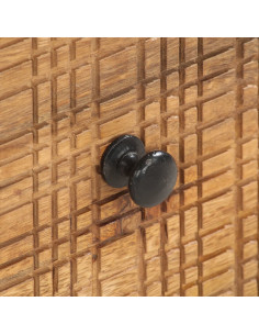 Credenza 45x30x75 cm in Legno Massello di Mango 2