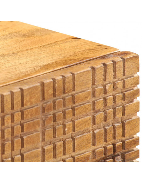 Credenza 45x30x75 cm in Legno Massello di Mango