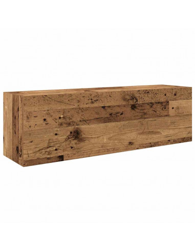 Mobile da Bagno Legno Antico 100x25x30 cm in Truciolato