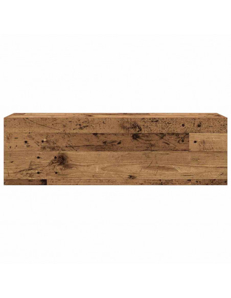 Mobile da Bagno Legno Antico 100x25x30 cm in Truciolato