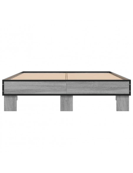 Giroletto Grigio Sonoma 120x200 cm in Legno Multistrato Metallo