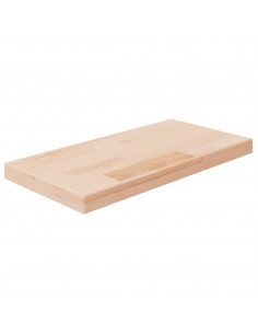 Ripiano 40x20x2,5 cm Legno Massello di Rovere Non Trattato 2