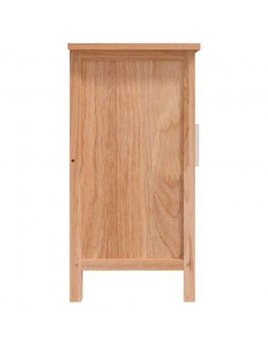 Mobile Lavabo da Bagno 66x29x61,5cm Legno Massello di Noce