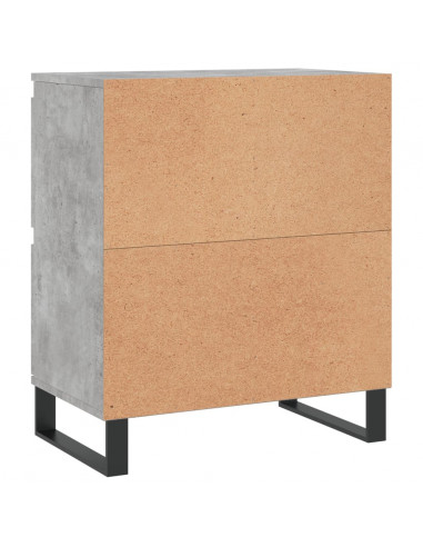 Credenze 3 pz Grigio Cemento in Legno Multistrato