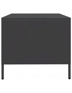 Mobile TV Nero 68x50x43,5 cm in Acciaio Laminato a Freddo 2