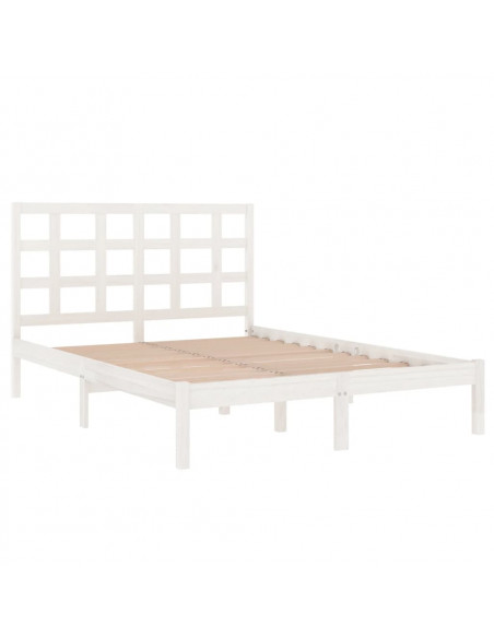 Giroletto Bianco in Legno Massello 140x200 cm