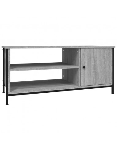 Mobile Porta TV Grigio Sonoma 100x40x45 cm in Legno Multistrato