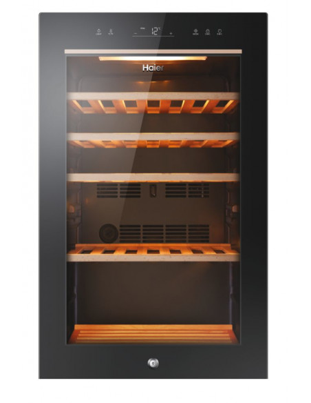 Haier Wine Bank 50 Serie 5 HWS49GA Cantinetta vino con compressore Libera installazione Nero 49 bottiglia/bottiglie