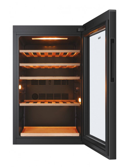 Haier Wine Bank 50 Serie 5 HWS49GA Cantinetta vino con compressore Libera installazione Nero 49 bottiglia/bottiglie