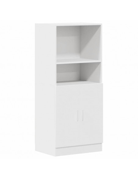 Mobile da Cucina Bianco 57x41,5x131,5 cm in Truciolato