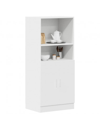 Mobile da Cucina Bianco 57x41,5x131,5 cm in Truciolato