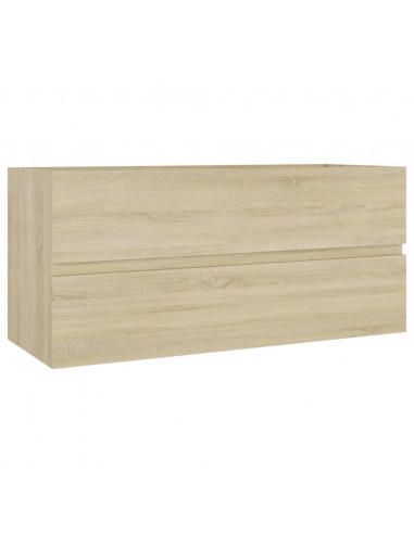 Mobile Lavabo Rovere Sonoma 100x38,5x45 cm Legno Multistrato